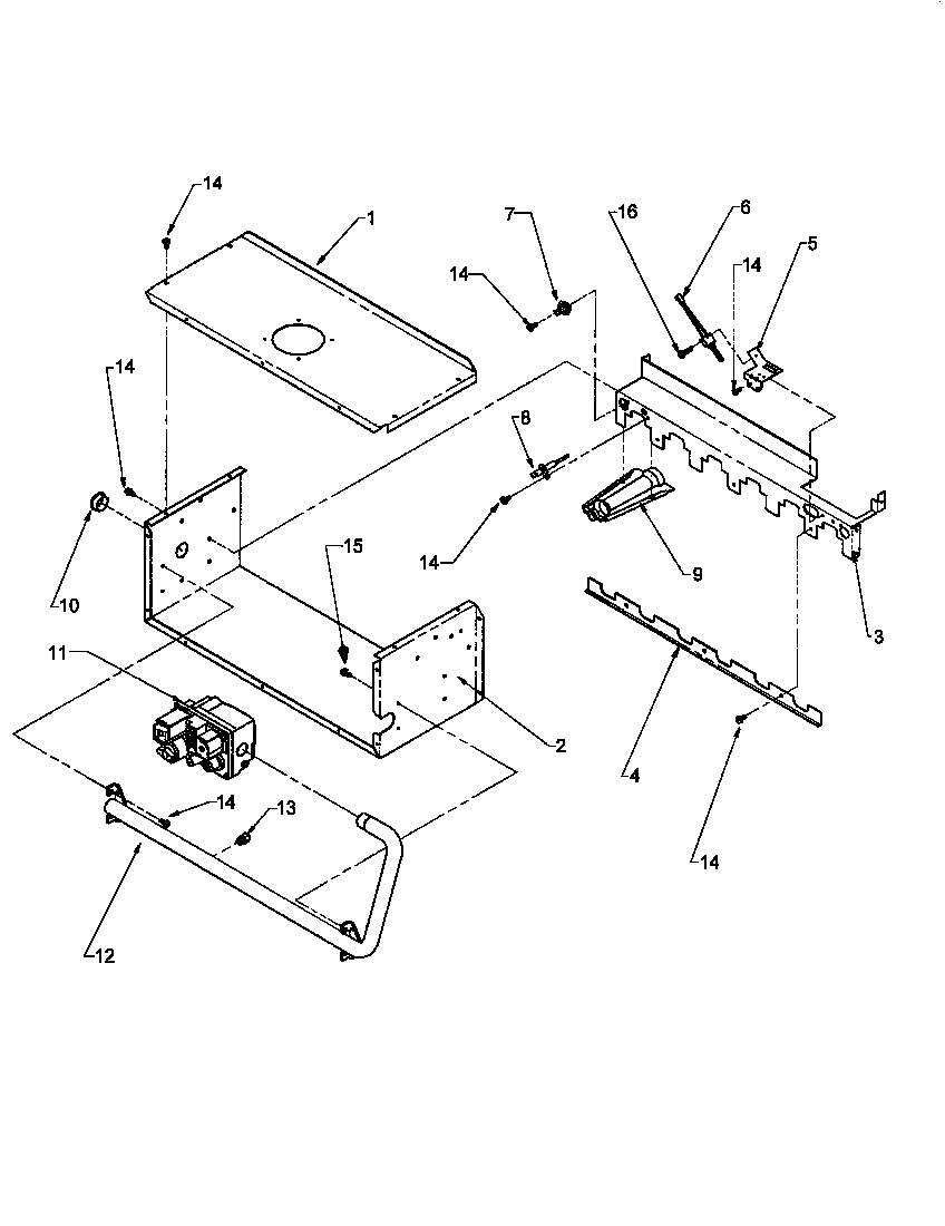 Amana GCIC115CX50/P1207507F manifold assembly diagram