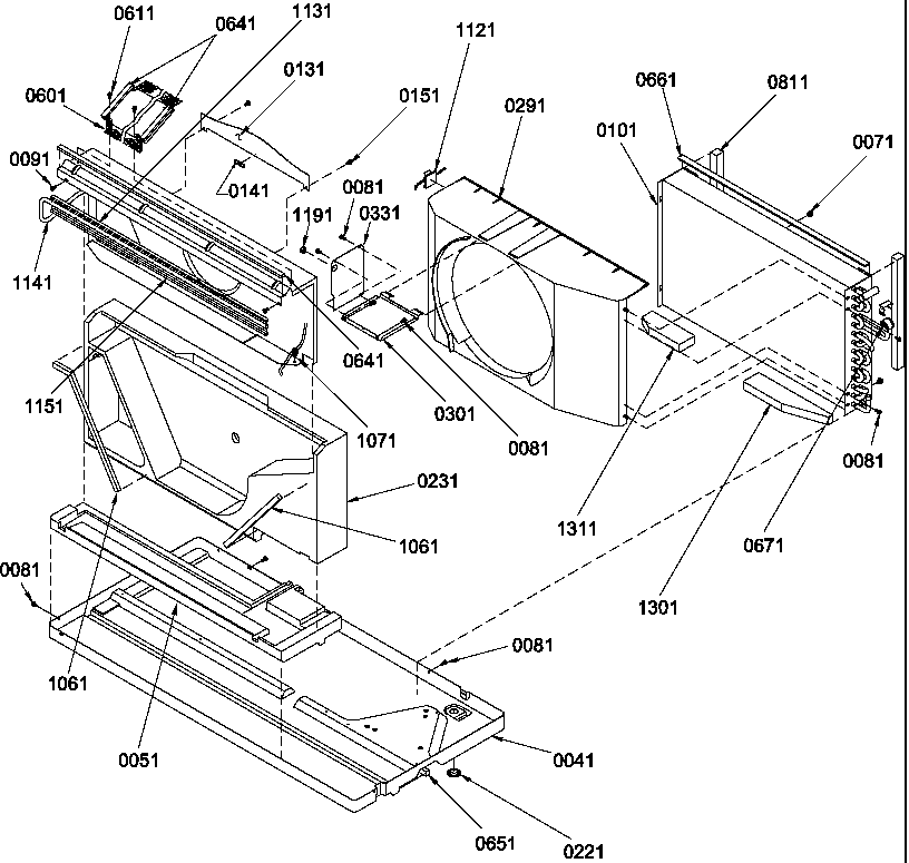 Amana PTH093A35DB/P1225301R chassis diagram