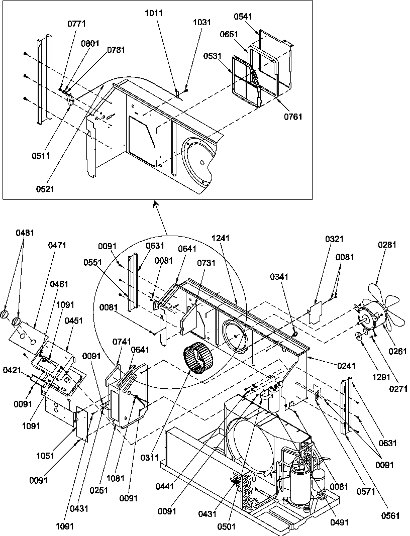 Amana PTH093A35DB/P1225301R chassis diagram