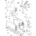 Amana PTH123A15DB/P1225307R compressor/tubing diagram