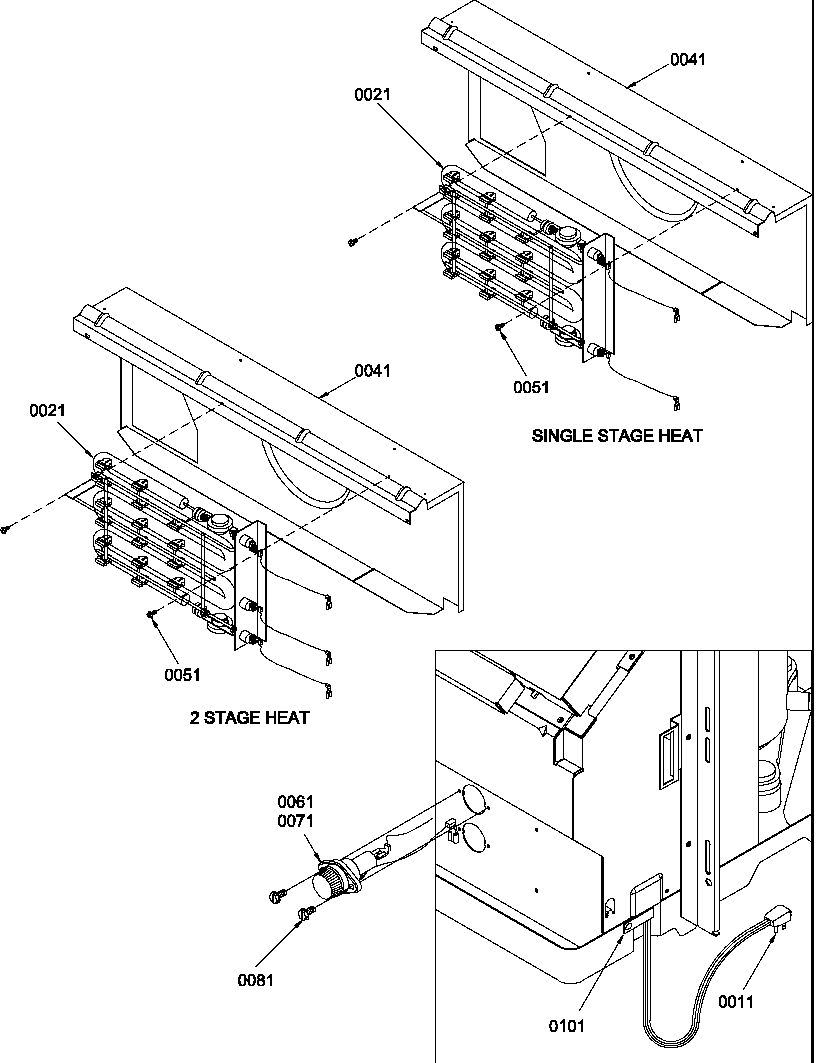 Amana PTH093A35DB/P1225301R heater diagram