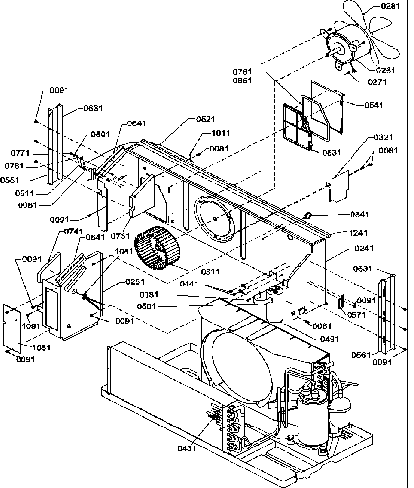 Amana PTH094A35CB/P1225225R chassis diagram