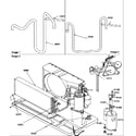 Amana PTH154A25CB/P1225230R compressor/tubing diagram