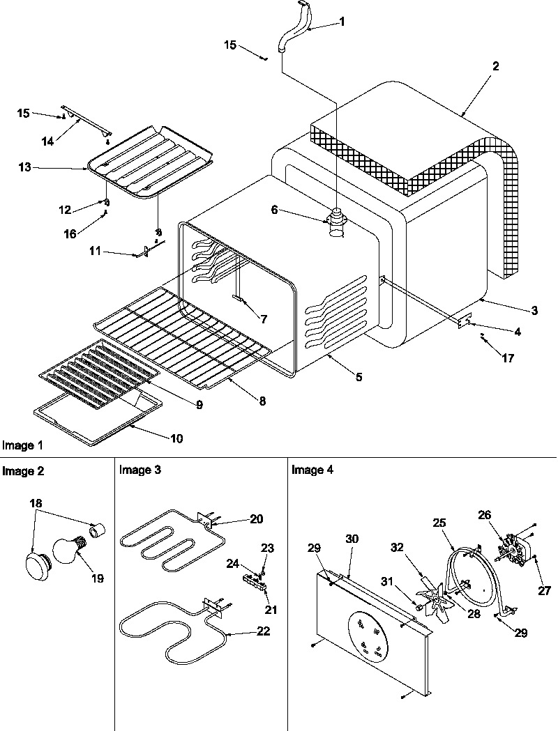 Amana ARTC8600E/P1143628NE cavity diagram