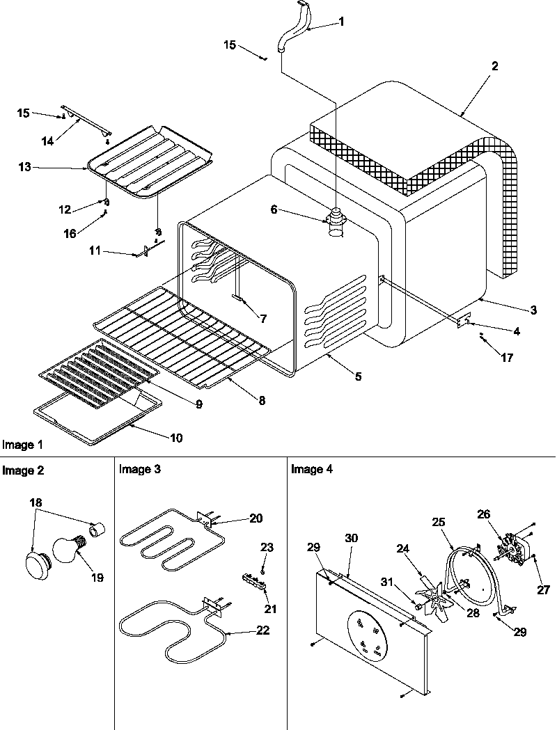 Amana ZRTC8500E-P1143629NE cavity diagram