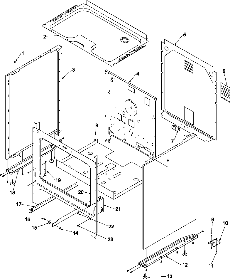 Amana ARR3400W-P1143679NW cabinets diagram
