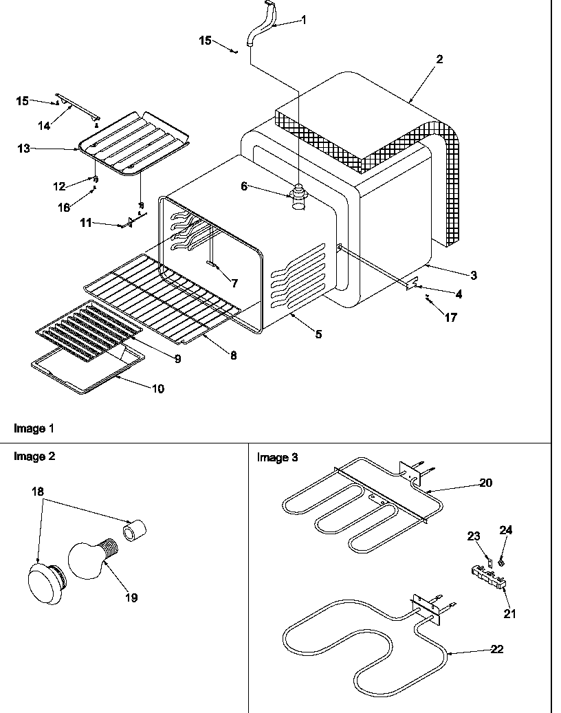 Amana ART6511LL/P1143658NLL cavity diagram