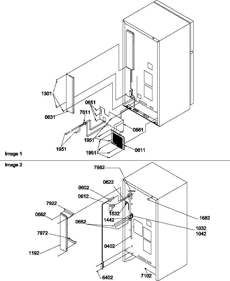 Amana ITZ500VW-P1322504WW cabinet back diagram