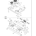 Amana ARR6400WW/P1143607NWW main top and backguard diagram