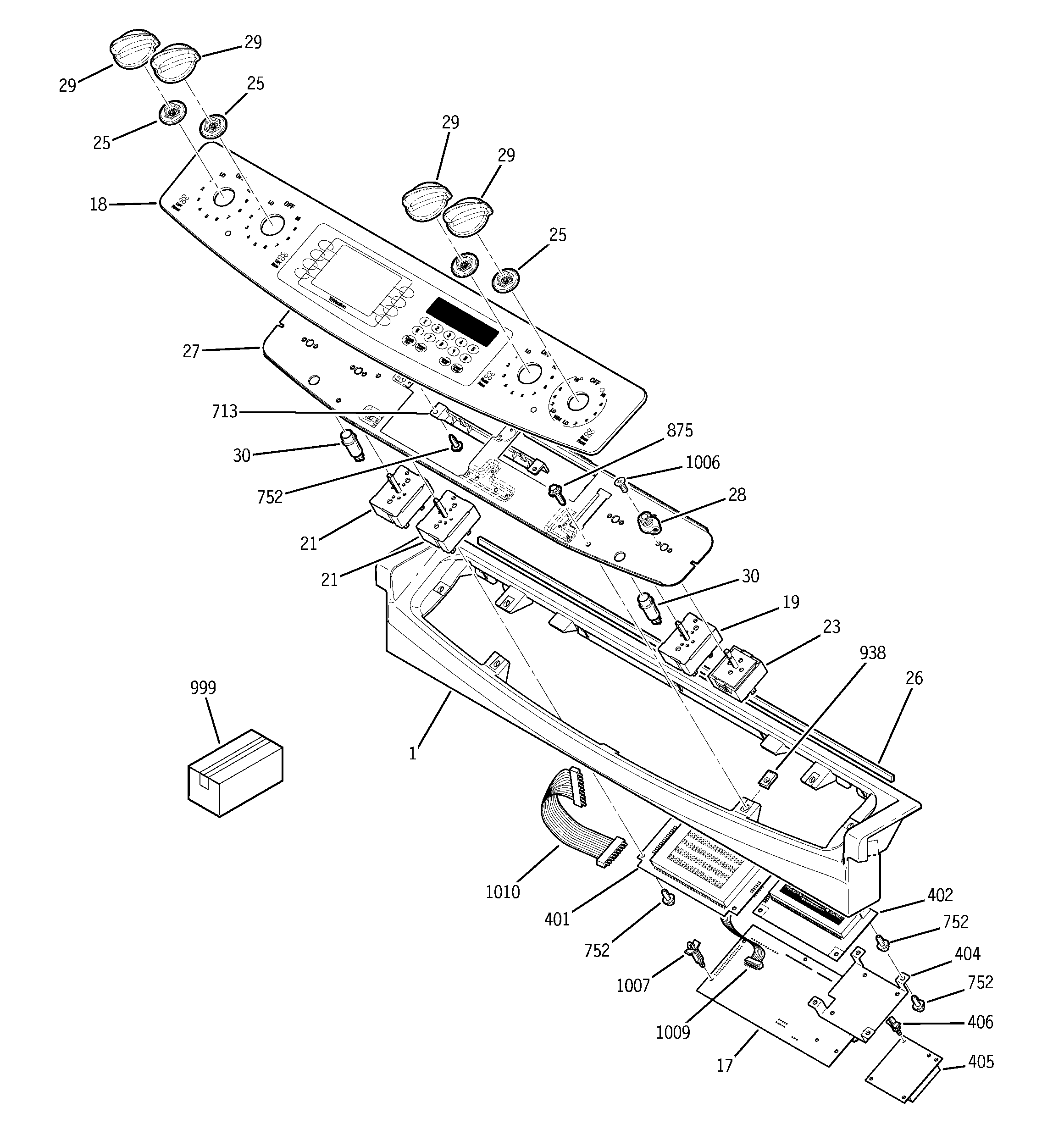 Kenmore 91146394300 control panel diagram