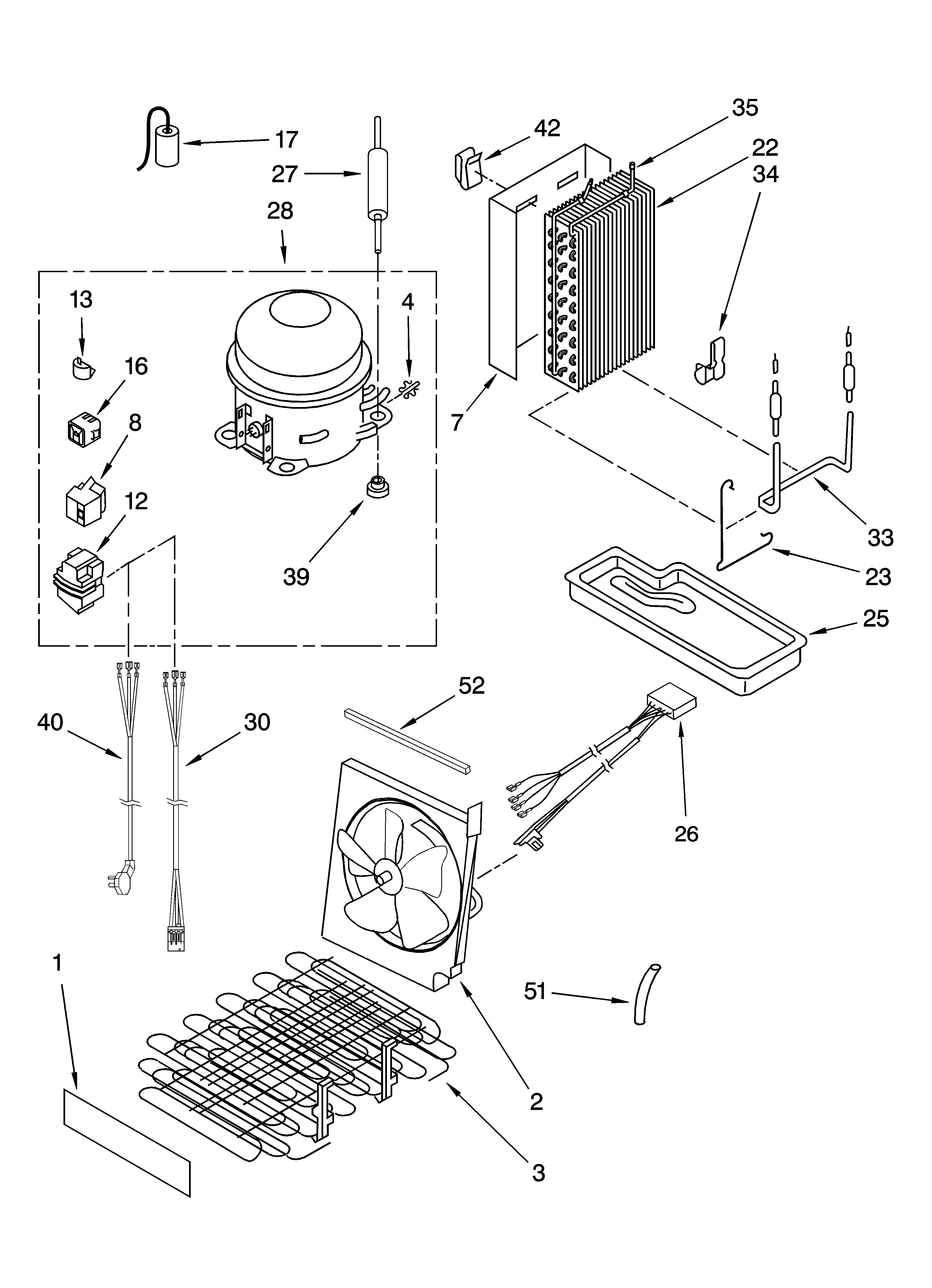 Kenmore 10644103300 unit parts diagram