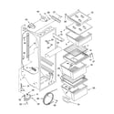 Kenmore 10654512300 refrigerator liner parts diagram