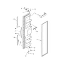 Kenmore 10655396400 freezer door parts diagram