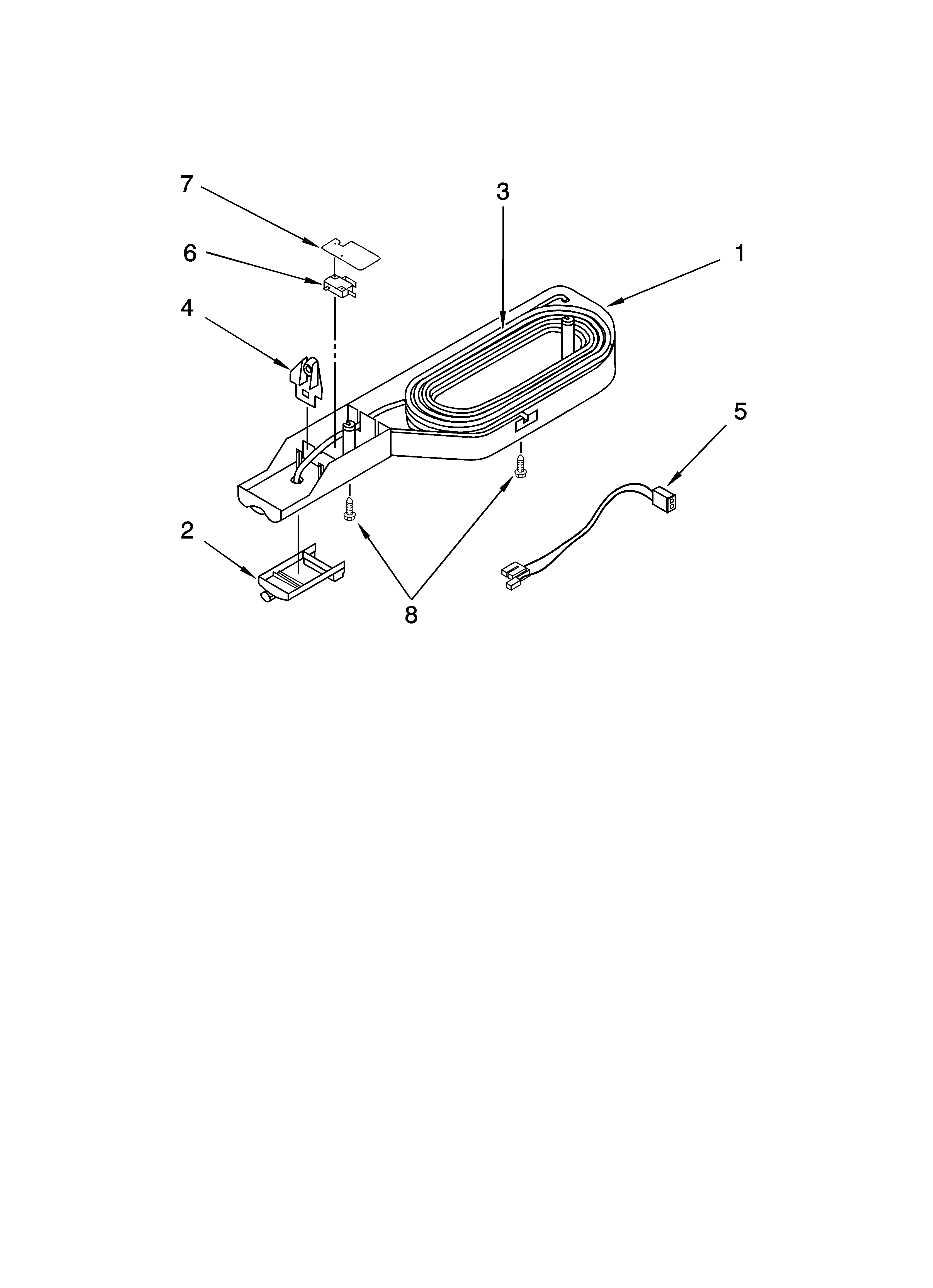 Kenmore 10674252400 water dispenser parts, optional parts diagram
