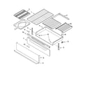 Kenmore 66575132300 drawer & broiler parts, miscellaneous parts diagram