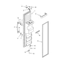 Kenmore 10653644300 freezer door parts diagram