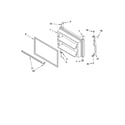 Kenmore 10674249400 freezer door parts diagram