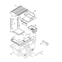Kenmore 10664249400 shelf parts diagram