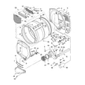 Kenmore Elite 11075942401 bulkhead parts diagram