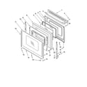 Kenmore 66572132301 door parts diagram