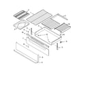 Kenmore 66572132301 drawer & broiler parts, miscellaneous parts diagram