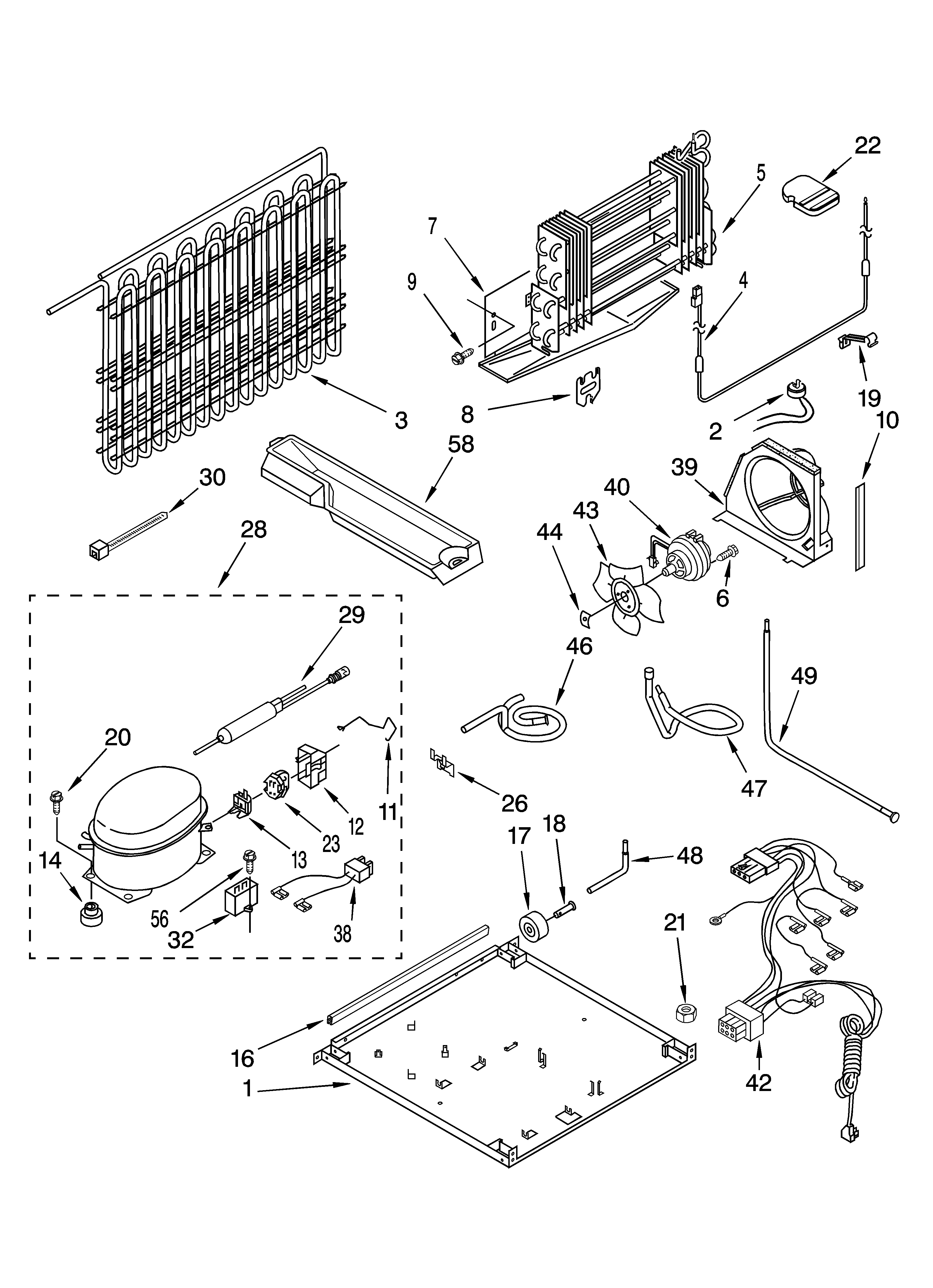 Kenmore 10677292790 unit parts diagram