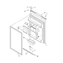 Kenmore 10675244400 refrigerator door parts diagram