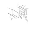 Kenmore 10676949400 freezer door parts diagram