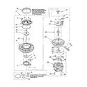 Kenmore 66517849401 pump and motor parts diagram