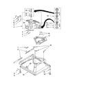 Kenmore 11016922500 machine base parts diagram