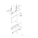 Kenmore 66516342300 door and panel parts diagram