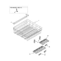 Kenmore 66517362300 upper rack and track parts diagram