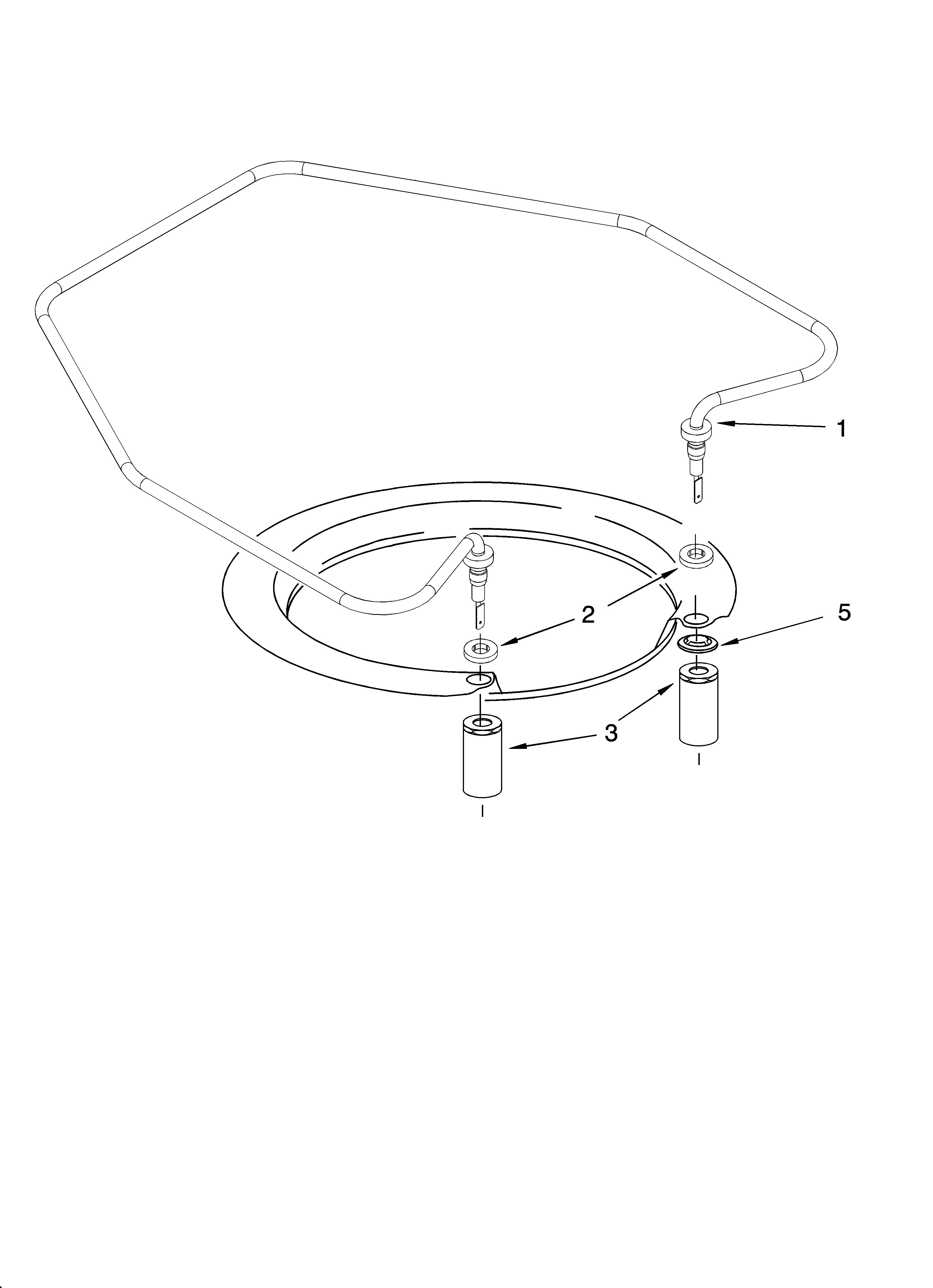 Kenmore 66517389300 heater parts diagram