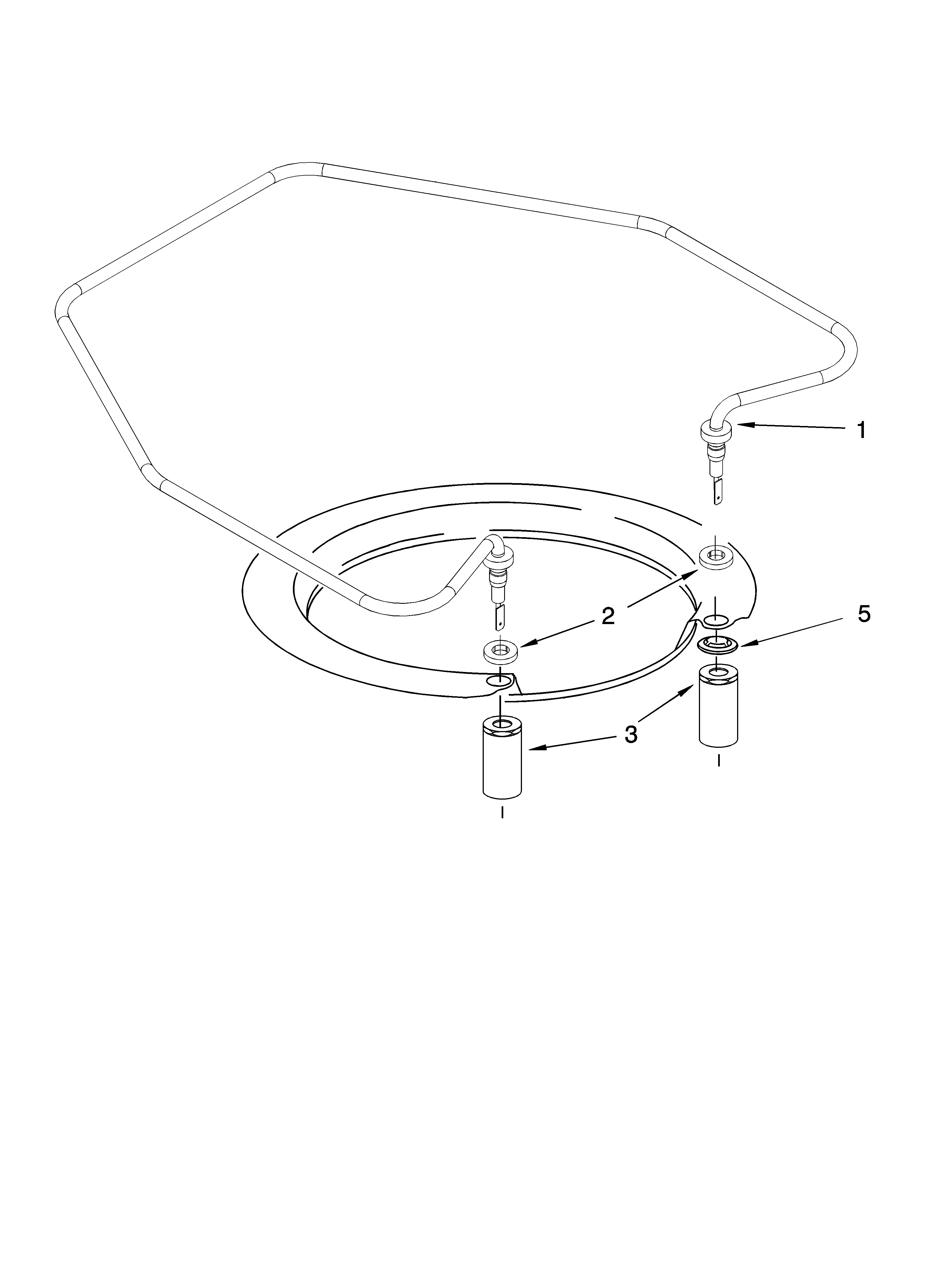 Kenmore 66516489300 heater parts diagram