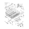 Kenmore 66516489300 upper rack and track parts diagram
