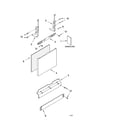 Kenmore 66516509200 door and panel parts diagram