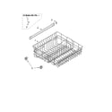 Kenmore 66516509200 upper rack and track parts diagram