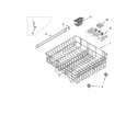 Kenmore 66517602301 upper rack and track parts diagram