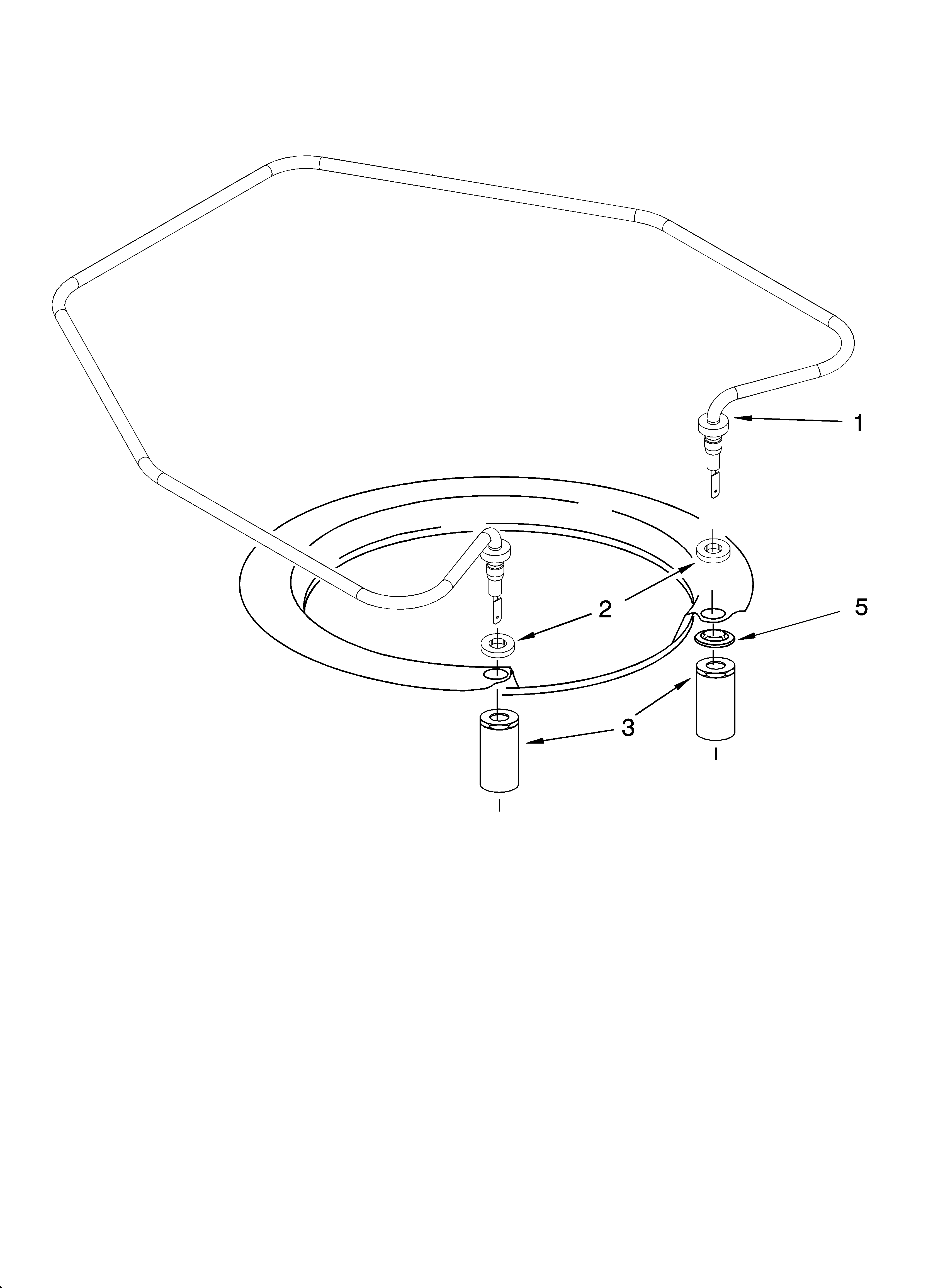 Kenmore 66517694200 heater parts diagram