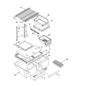 Kenmore 10664239401 shelf parts diagram