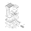 Kenmore 10674933401 shelf parts diagram