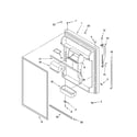 Kenmore 10674933401 refrigerator door parts diagram