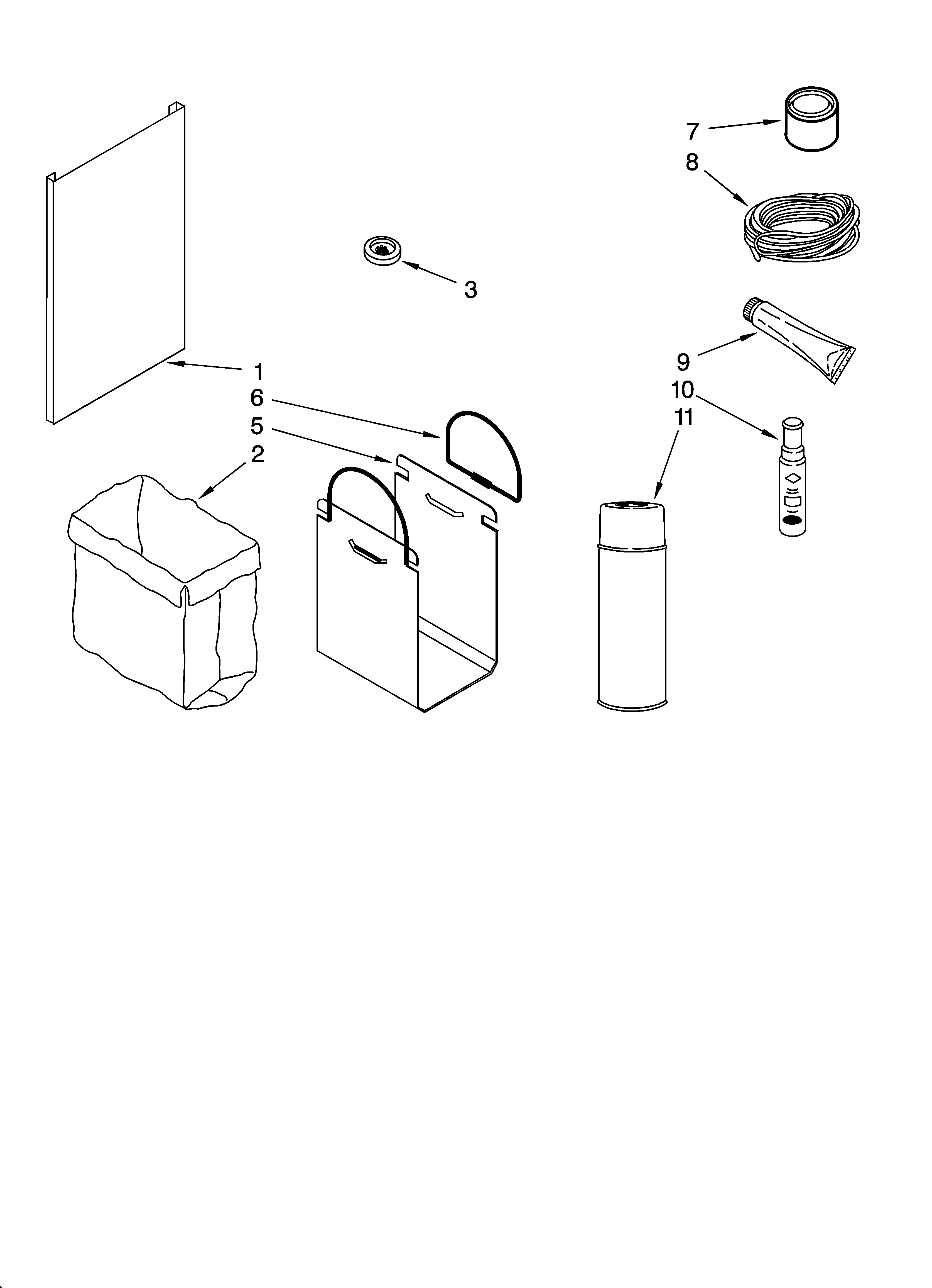 Kenmore 66513619101 accessory parts diagram