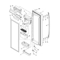 Kenmore Elite 10656686501 refrigerator door parts diagram