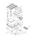 Kenmore 10674234402 shelf parts diagram