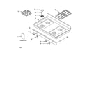 Kenmore 66575272500 cooktop parts diagram