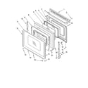 Kenmore 66575272500 door parts, optional parts diagram