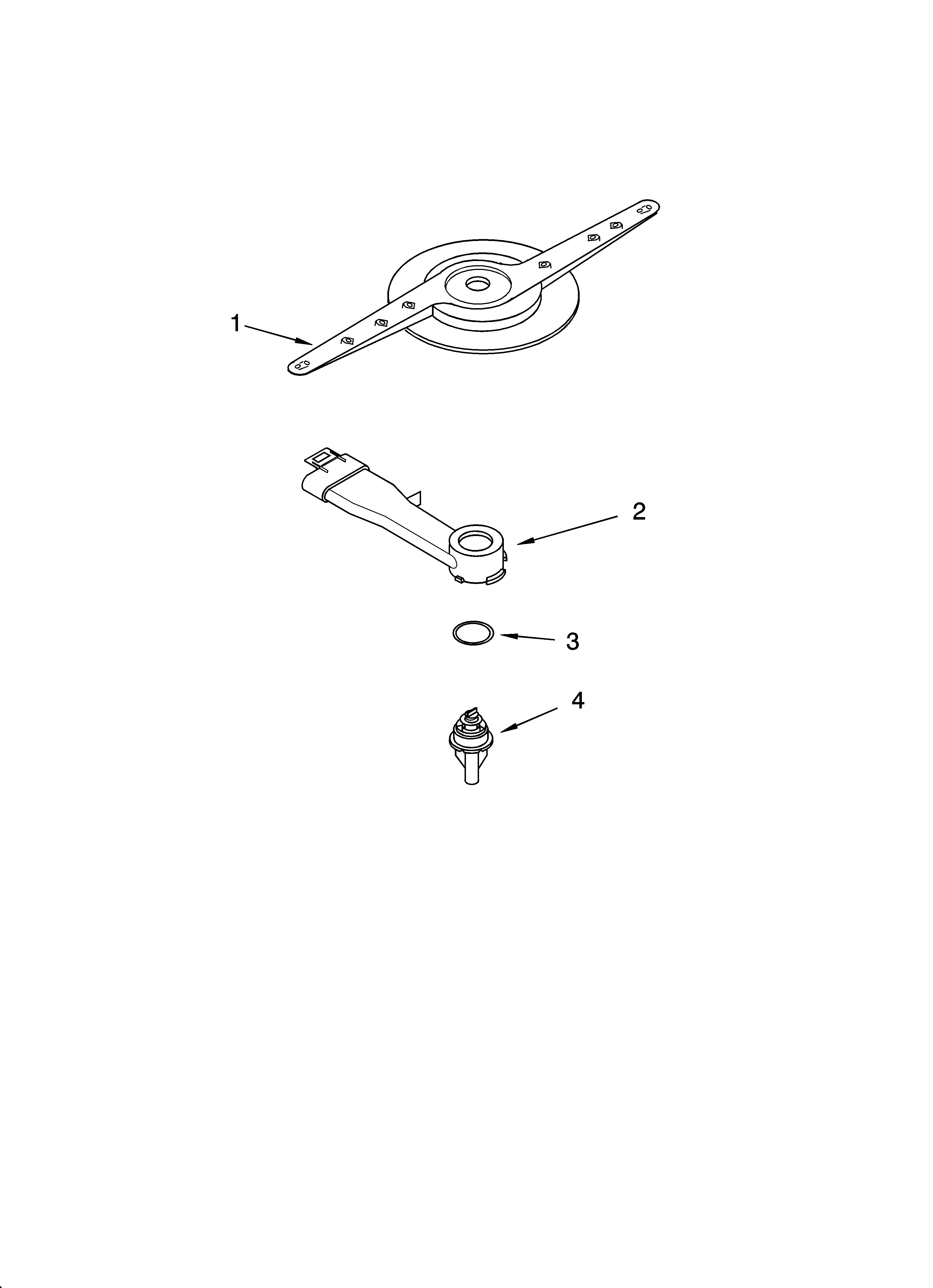 Kenmore Elite 66516273402 lower washarm parts diagram