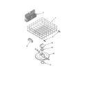 Kenmore 66517002401 lower dishrack parts, optional parts (not included) diagram