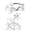 Kenmore 11025294502 machine base parts diagram
